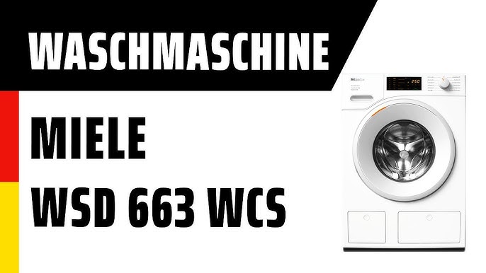 WSD663 YouTube Pralka - Miele