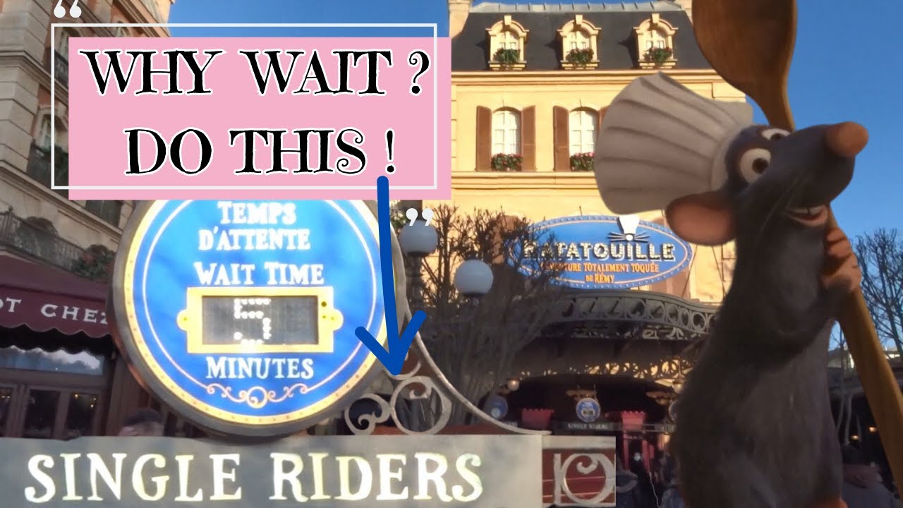 Disneyland Paris 2023/Ratatouille Ride/Single Rider explained YouTube