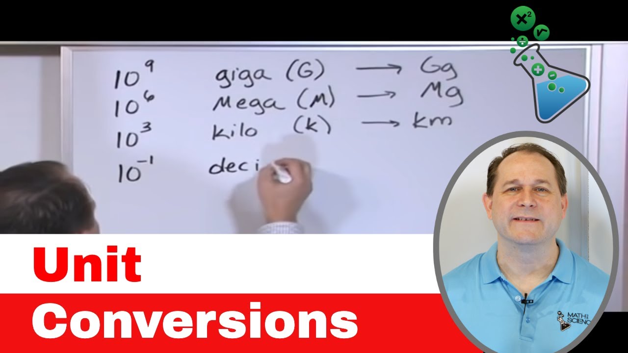 24 - Learn Unit Conversions, Metric System & Scientific Notation in  Chemistry & Physics For Metric Conversion Worksheet Chemistry