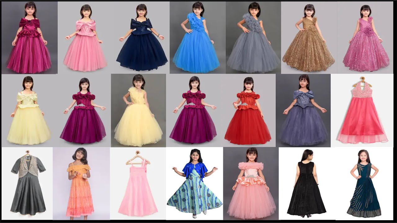 Children's Pink Princess Evening Gown Mesh Sequin Design Wedding Birthday  Party Christening Dresses For Girls Vestidos A Color Pink Kid Size 6T120cm