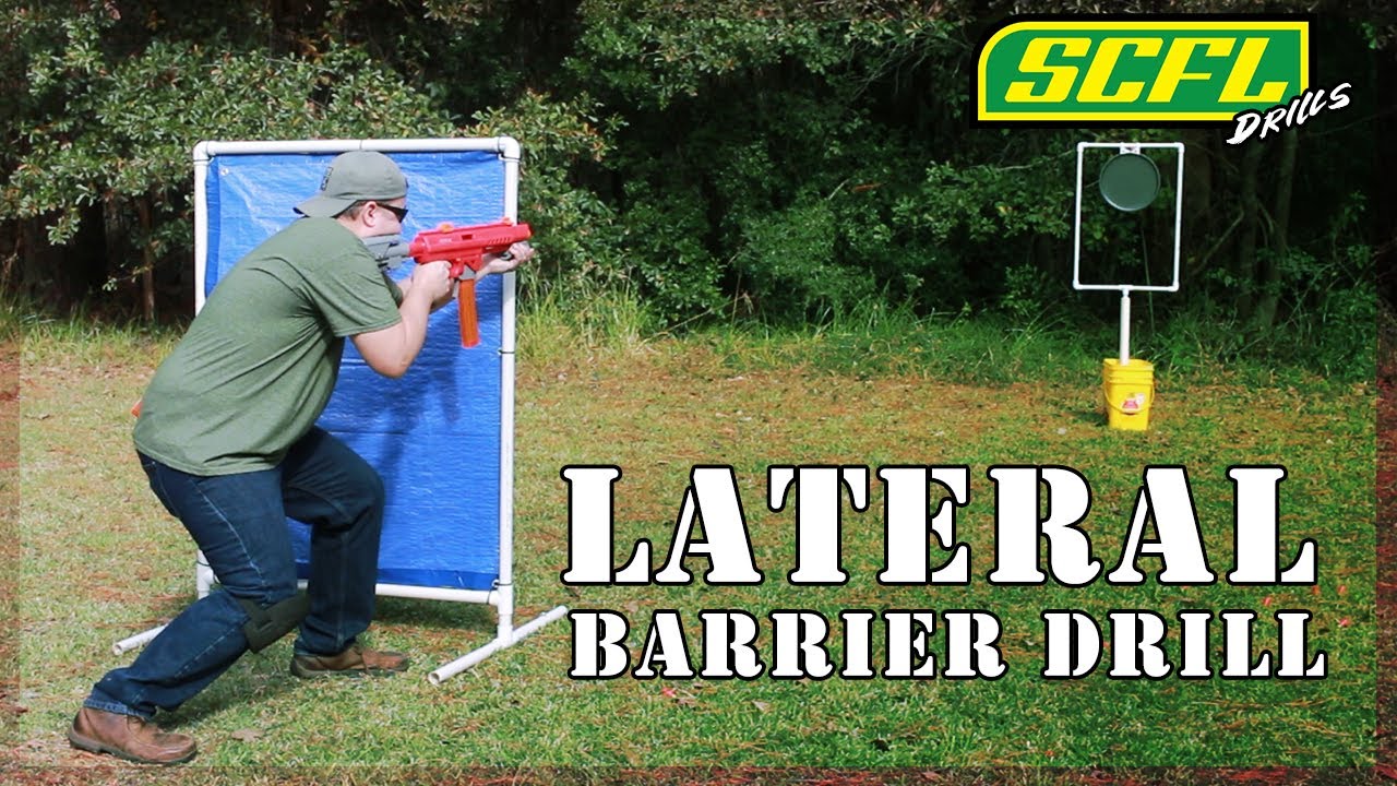SCFL Drills and Training Lateral Barrier Drill Nerf Blaster Tag Training A Basic Skill