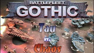 #TBT Battlefleet Gothic Battle Report - Tau vs. Chaos