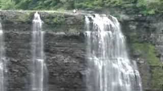 Massive 110 ft cliff jump