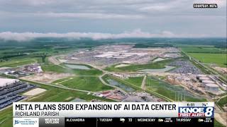 Meta expanding Richland Parish data center to 5 gigawatts, one of the largest in history