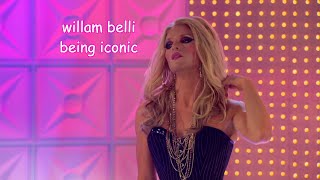 willam belli being iconic for 9 minutes straight