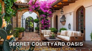 Small Hacienda Courtyards Design Secrets for a Tranquil Backyard Garden Oasis