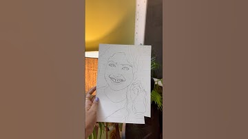 How to Draw Your OwnFace😍❤️#tamil #drawing #trending #saipallavi #art #part1