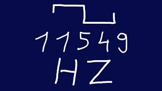 11549 hz square