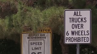 Las Cruces residents voice concern over CMV's driving through residential roads.