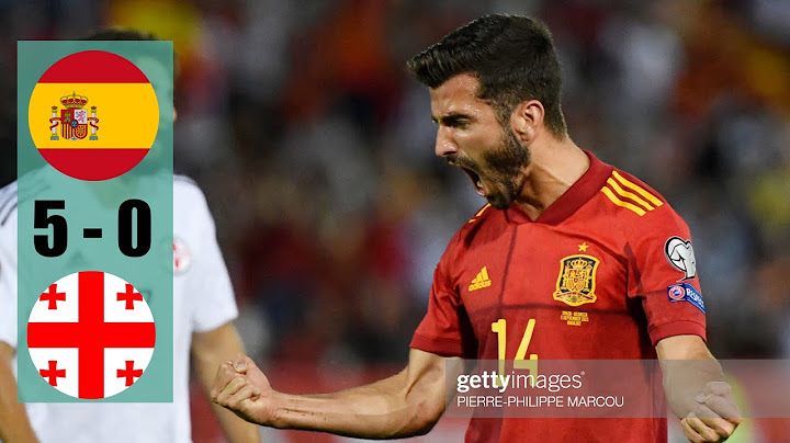 España vs Georgia 4-0 Resumen y goles | 05/09/2021 HD