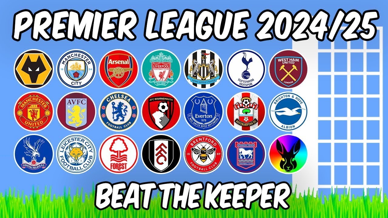 Beat The Keeper   Premier League 2024 25   Algodoo Marble Race