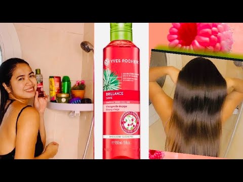 YVES ROCHER RINSING VINEGAR ||BRILLANCE HAIR SHINE & HEALTHY SCALP | Review&Demo StepbyStep🚿~ MamaG