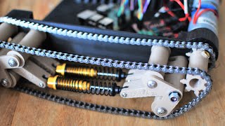 FAIL: Robotic Tank Suspension Prototype 3D Printed