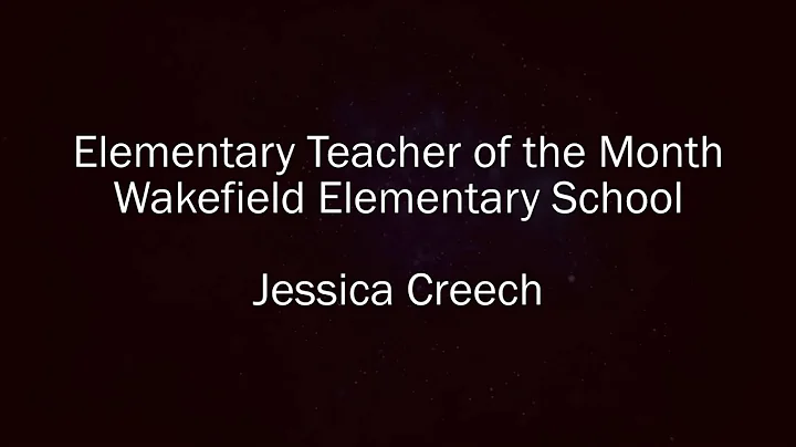 Elementary Teacher of the Month: Jessica Creech, W...