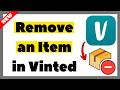 How to Delete or Remove an Item in Vinted (2026 Full Guide)