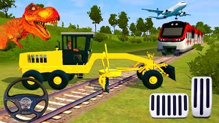 🔴BUS SIMULATOR INDONESIA GAMES - MOTOR GRADER DRIVING MOD - ANDROID GAMEPLAY #05 (3D Racing Game's) screenshot 5