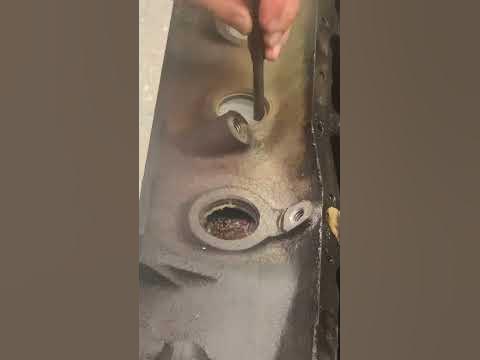 Quick & Easy Way To Remove Freeze Plugs #automobile #hotrod #mechanic #