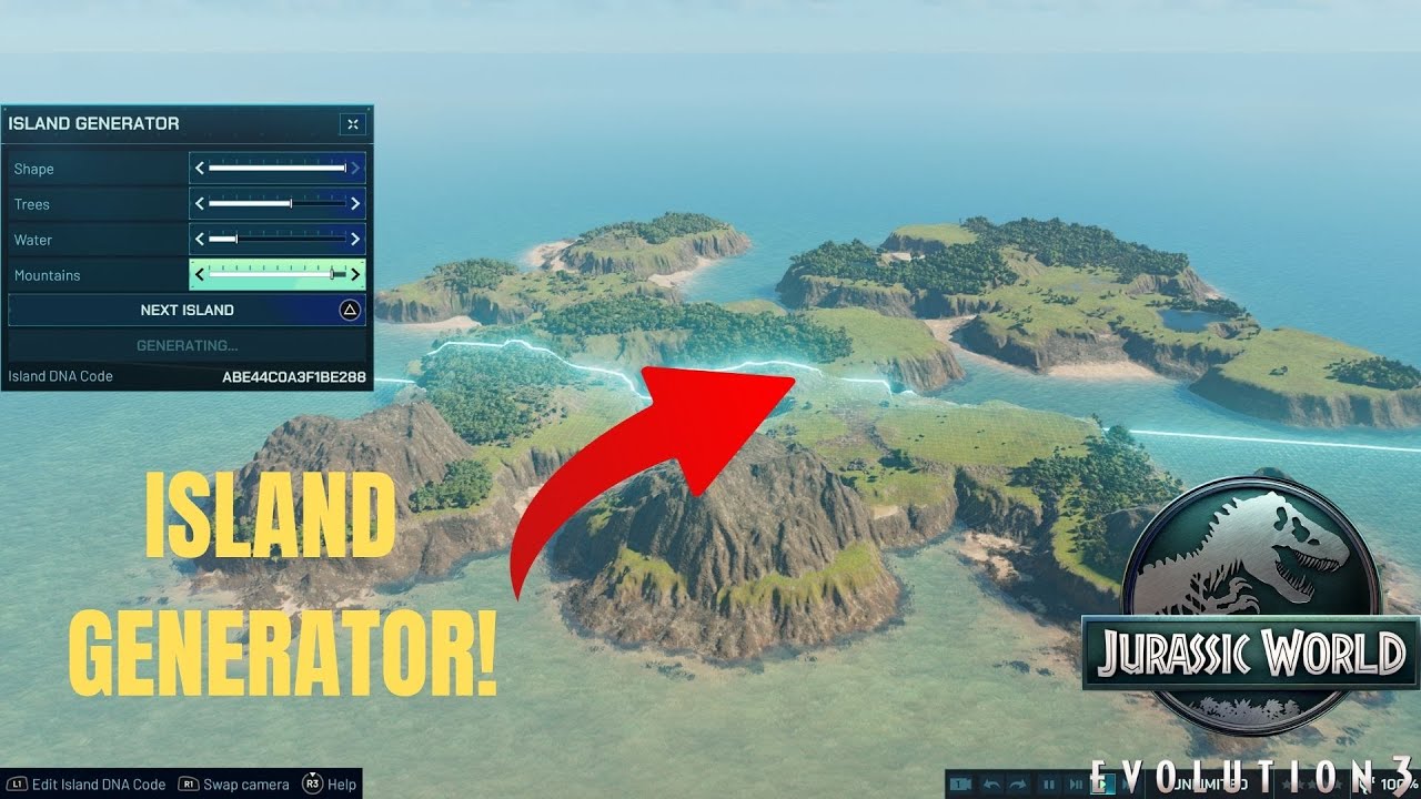 ISLAND GENERATOR CONFIRMED for Jurassic World Evolution 3 - YouTube