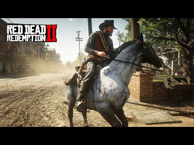 RED DEAD REDEMPTION 2 - Localização Cavalo em Saint Denis - #gamer #ga