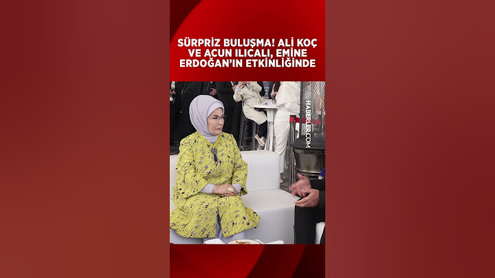 Ali Koç ve Acun Ilıcalı, Emine Erdoğan'ın Etkinliğinde