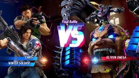 MARVEL VS. CAPCOM: INFINITE Chris Redfield,Winter Soldier Gameplay In Arcade Mode