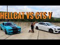 This Built Caddy CTS-V Gave My Hellcat The Best Race EVER