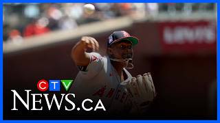 Blue Jays acquire RHP Soriano from Angels, Smith from Rangers