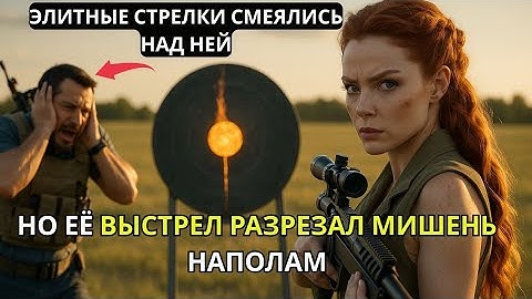 Элитные стрелки смеялись над ней — пока её выстрел не разрезал мишень пополам.