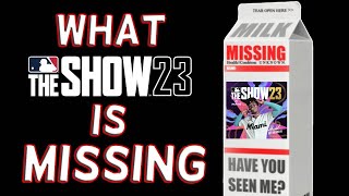 *5* THINGS MISSING FROM MLB THE SHOW 23!