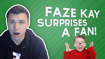 FaZe Kay Surprises a Fan!