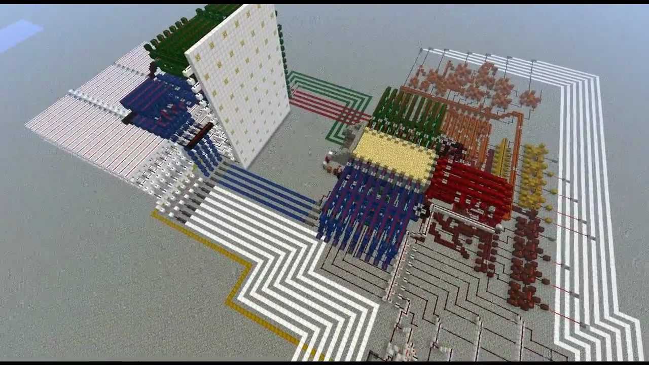 Minecraft Calculator (Add, Sub, Div, Mut) 4-Bit (With 