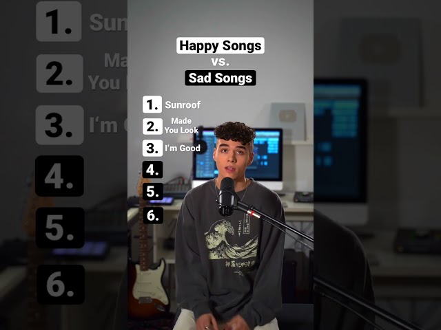 Happy Songs vs. Sad Songs (Mashup) class=