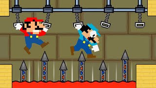Mario Hot & Mario Ice Escape Water Girl And Fireboy In Maze Mayhem Part 19