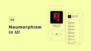 Neumorphism in UI | Learn UI UX Designing In Adobe XD