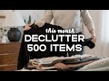 DECLUTTERING 500 Items In 30 days 📦 | 30-Day Minimalism Game (With A TWIST)