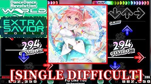 【DDR GP(WORLD)】 Fly Like You / technoplanet [SINGLE DIFFICULT] 譜面確認+Clap