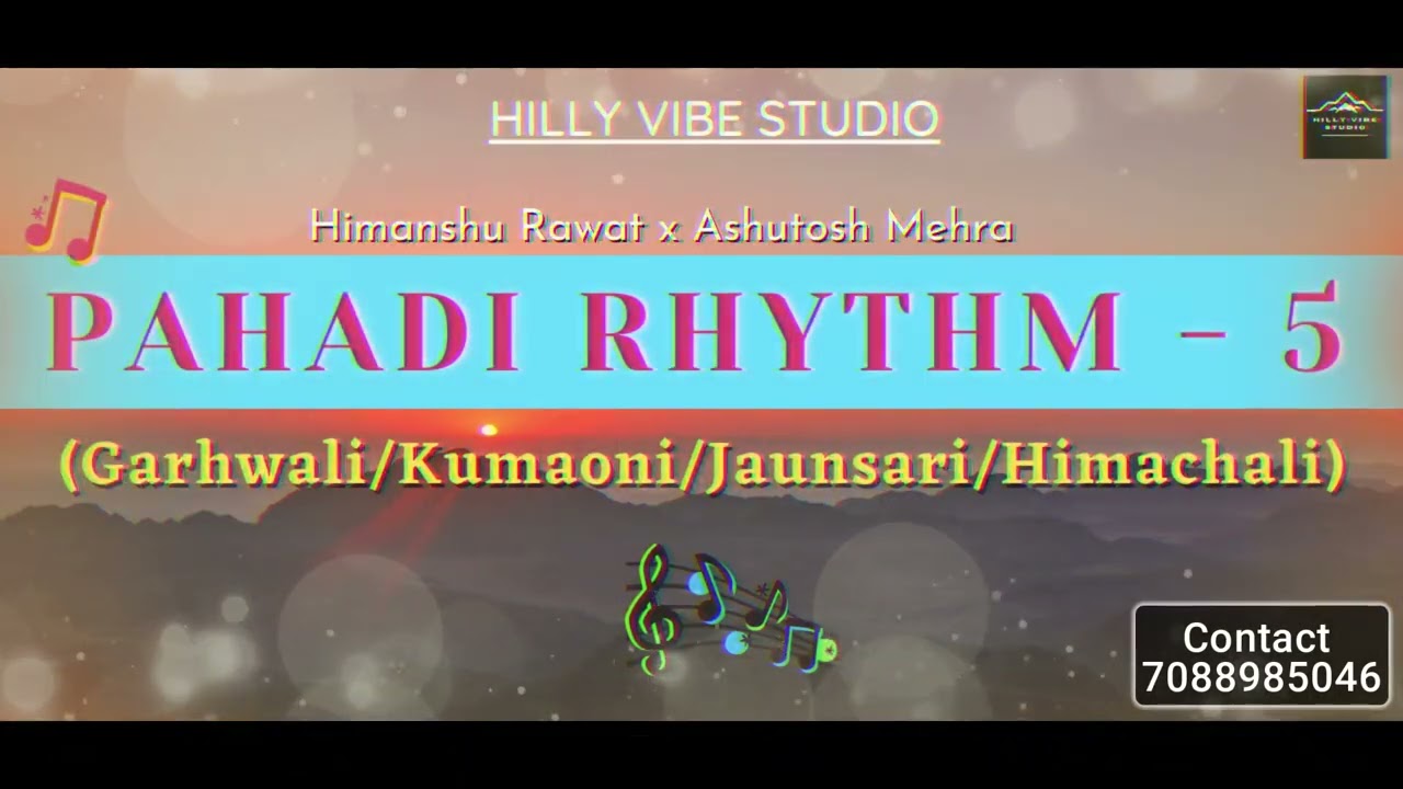 Pahadi Rhythm | Garhwali Rap Beat | Pahadi Instrumental Music | Pahadi Karaoke | Pahadi Vlog Music