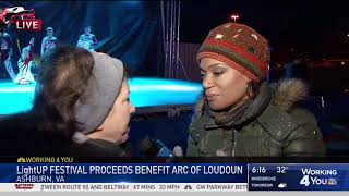LightUp Fest - NBC 4 with Molette Green