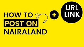 How to Post on Nairaland Forum How to Post Url Link on Nairaland Forum screenshot 3