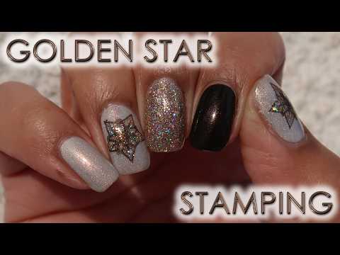 Golden Star | 12DOCNA 2025 Day 3 | DIY Nail Art Tutorial | MSLP