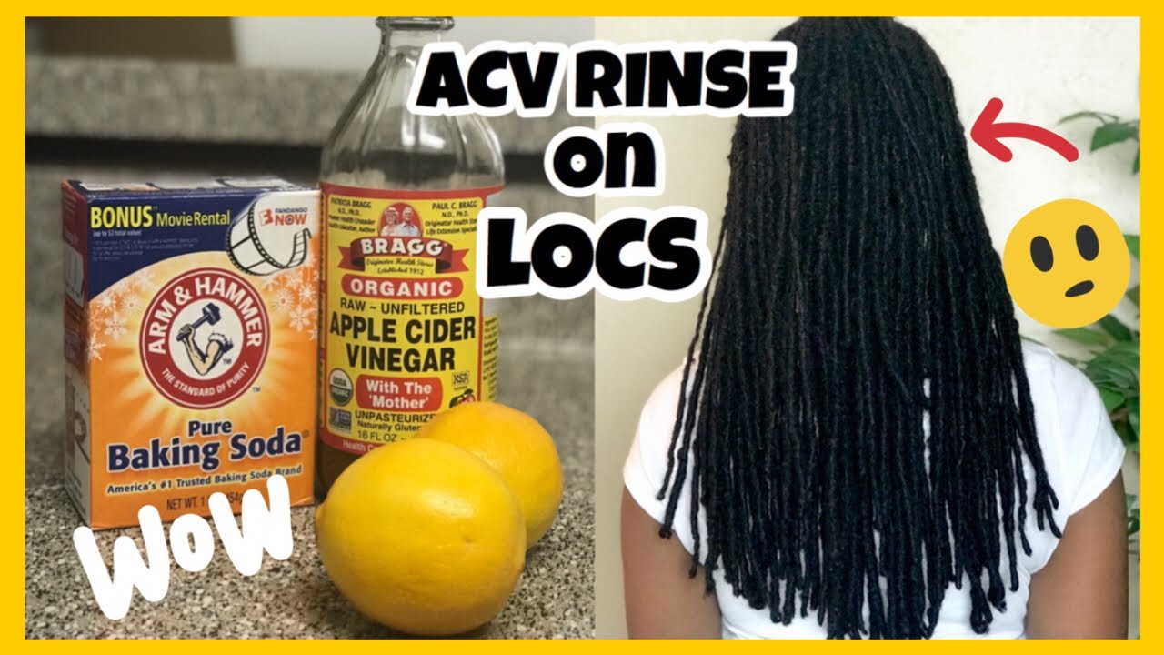 How To Do An ACV Rinse (Apple Cider Vinegar) on Locs | Natural Hair Care -  YouTube