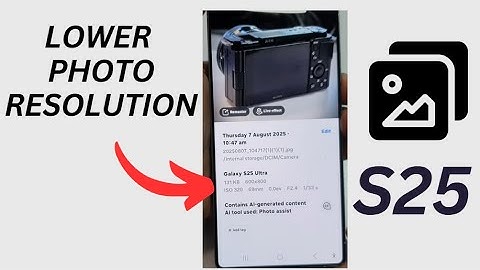 📸 Shrink Your Photos to Save Space! How to Lower Resolution on Galaxy S25/S25 Ultra 📉