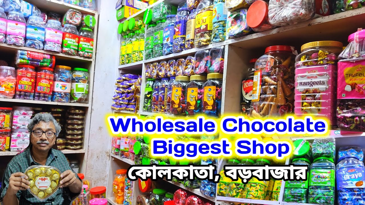 বড়বাজারে চকলেটের পাইকারি দোকান / Chocolate Wholesale Market in Kolkata
