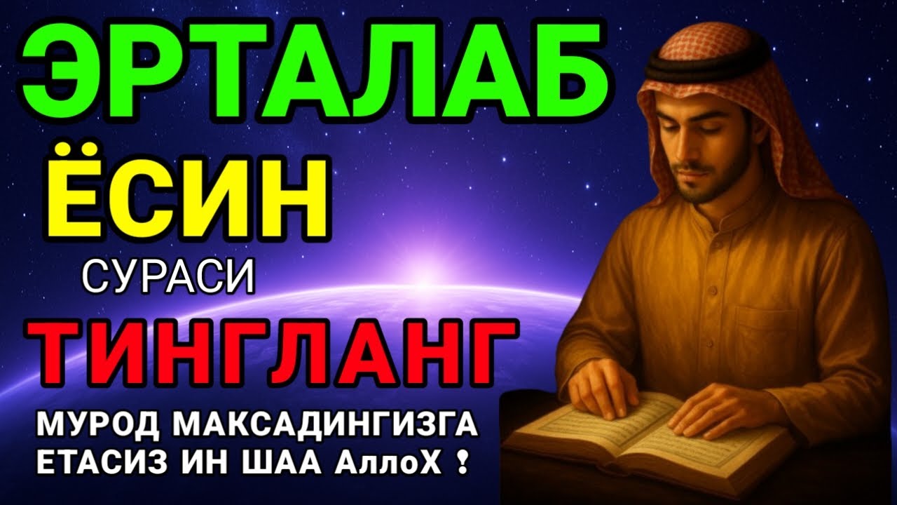 Мушкул вазиятда Ясин сурасини тингланг!Чигалликлар ечилади| qalb gavhari🤲