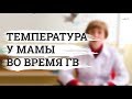 Температура у мамы при грудном вскармливании