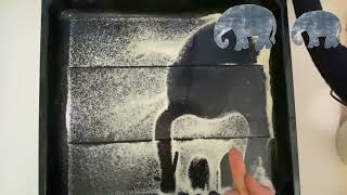 Как нарисовать слона в скоростной технике (песочная анимация)