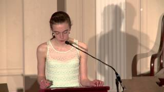 Chelsea Thomeer '17, 2014 William Sloane Coffin Prize winner