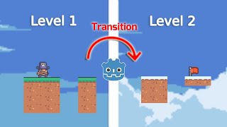 The EASIEST way to make transitions? Godot 4 platformer game tutorial ep8