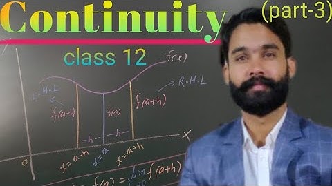 Continuity class 12/part-3/RBSE class 12 math chapter 6/continuity and differentiability class 12