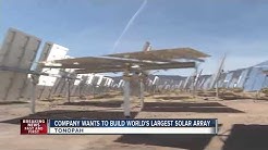 Company wants to build huge solar array in Nevada desert